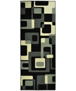 Moderne loper Retro - zwart - overzicht boven, thumbnail Moderne loper Retro - zwart - overzicht boven, thumbnail