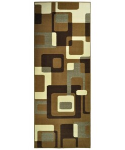 Moderne loper Retro - bruin - overzicht boven, thumbnail Moderne loper Retro - bruin - overzicht boven, thumbnail