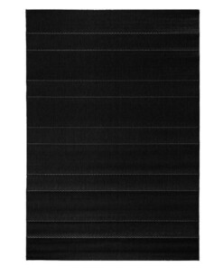 Binnen & Buiten vloerkleed Sunshine - zwart - overzicht boven