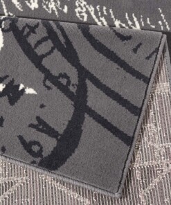 Modern vloerkleed Stars - grijs - close up, thumbnail Modern vloerkleed Stars - grijs - close up, thumbnail