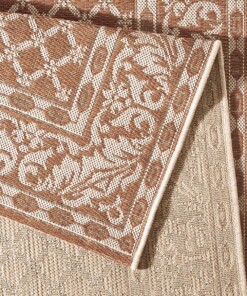 Buitenkleed Royal - terracota - close up, thumbnail