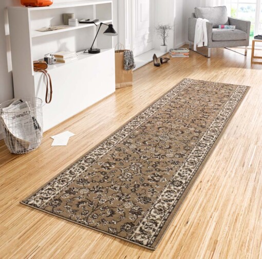 Design loper Vintage - taupe - sfeer