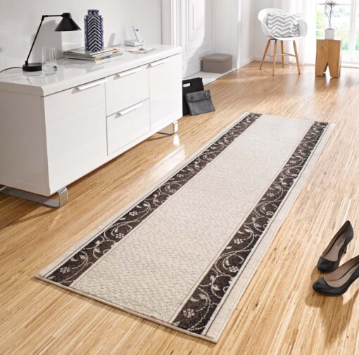 Design loper Plant - crème - sfeer