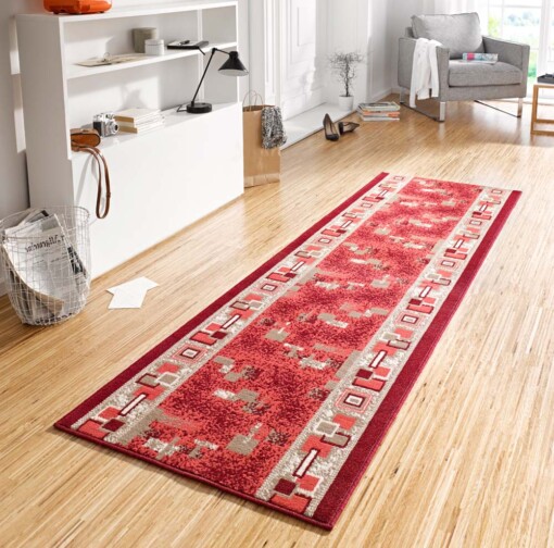 Design loper Cube - rood - sfeer