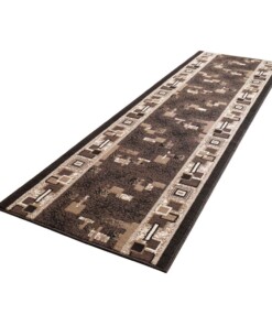 Design loper Cube - bruin - overzicht schuin, thumbnail Design loper Cube - bruin - overzicht schuin, thumbnail