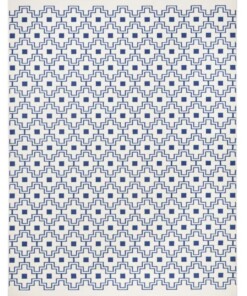 Design vloerkleed Cubic - crème/blauw - overzicht boven, thumbnail Design vloerkleed Cubic - crème/blauw - overzicht boven, thumbnail