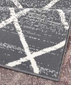 Design vloerkleed Rhombe - grijs/crème - close up, thumbnail Design vloerkleed Rhombe - grijs/crème - close up, thumbnail