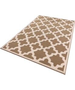 Design vloerkleed Noble - taupe/crème - overzicht schuin, thumbnail Design vloerkleed Noble - taupe/crème - overzicht schuin, thumbnail