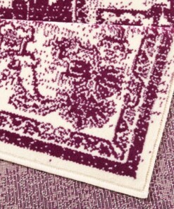 Design vintage tapijt Glorious - violet/crème - close up, thumbnail Design vintage tapijt Glorious - violet/crème - close up, thumbnail