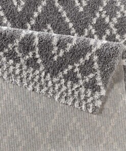 Modern design vloerkleed Chess - grijs/crème - close up, thumbnail Modern design vloerkleed Chess - grijs/crème - close up, thumbnail