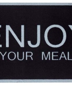 Keukenloper "Enjoy your meal" 102611 Wasbaar 30°C - overzicht boven, thumbnail Keukenloper "Enjoy your meal" 102611 Wasbaar 30°C - overzicht boven, thumbnail