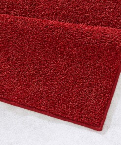 Modern effen vloerkleed Pure - rood - close up, thumbnail Modern effen vloerkleed Pure - rood - close up, thumbnail