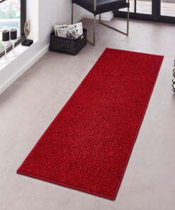 Moderne effen loper Pure - rood - sfeer