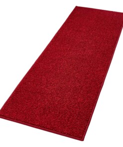 Moderne effen loper Pure - rood - overzicht schuin, thumbnail