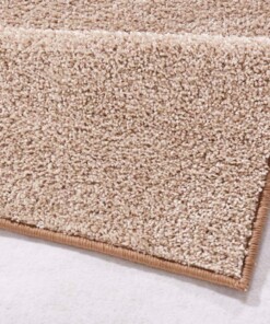 Modern effen loper Pure - taupe/crème - close up, thumbnail