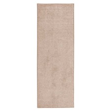 Modern effen loper Pure - taupe/crème - overzicht schuin, thumbnail Modern effen loper Pure - taupe/crème - overzicht schuin, thumbnail