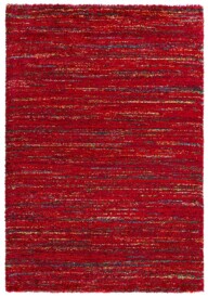 Hoogpolig modern vloerkleed Chic - rood - overzicht boven, thumbnail Hoogpolig modern vloerkleed Chic - rood - overzicht boven, thumbnail