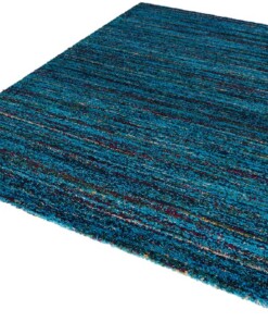 Hoogpolig modern vloerkleed Chic - blauw - overzicht schuin, thumbnail Hoogpolig modern vloerkleed Chic - blauw - overzicht schuin, thumbnail