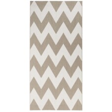 Loper binnen & buiten zigzag Unique - beige - overzicht boven, thumbnail Loper binnen & buiten zigzag Unique - beige - overzicht boven, thumbnail