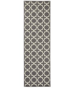 Design loper Glam - grijs/crème - overzicht boven, thumbnail