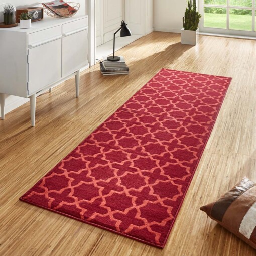 Design loper Glam - rood - sfeer