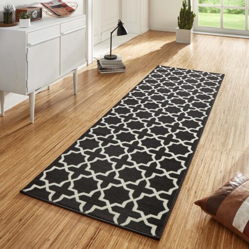 Design loper Glam - zwart - sfeer
