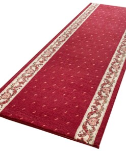 Design loper Floret - rood - overzicht schuin, thumbnail