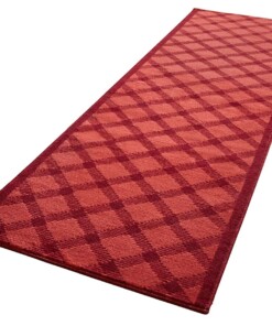 Design loper ruiten Grand - rood - overzicht schuin, thumbnail Design loper ruiten Grand - rood - overzicht schuin, thumbnail