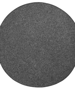 Rond vloerkleed Wol-optiek - antraciet - overzicht boven, thumbnail Rond vloerkleed Wol-optiek - antraciet - overzicht boven, thumbnail