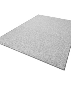 Vloerkleed Wol-optiek - grijs - overzicht schuin, thumbnail