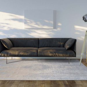 Minimalistic Room With Sofa And Spotlight (Front View)