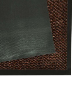 Modern effen deurmat Faro - terracotta - close up, thumbnail Modern effen deurmat Faro - terracotta - close up, thumbnail