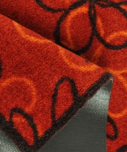 Schoonloopmat Flowers 102092 Wasbaar 30°C - close up vouw, thumbnail Schoonloopmat Flowers 102092 Wasbaar 30°C - close up vouw, thumbnail