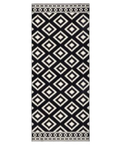 Moderne Loper Ethno 102412 - overzicht schuin, thumbnail Moderne Loper Ethno 102412 - overzicht schuin, thumbnail