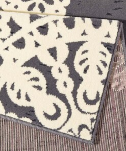 Modern vloerkleed Lace - grijs/crème - close up, thumbnail Modern vloerkleed Lace - grijs/crème - close up, thumbnail