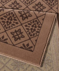 Moderne loper Tile - bruin - close up, thumbnail Moderne loper Tile - bruin - close up, thumbnail