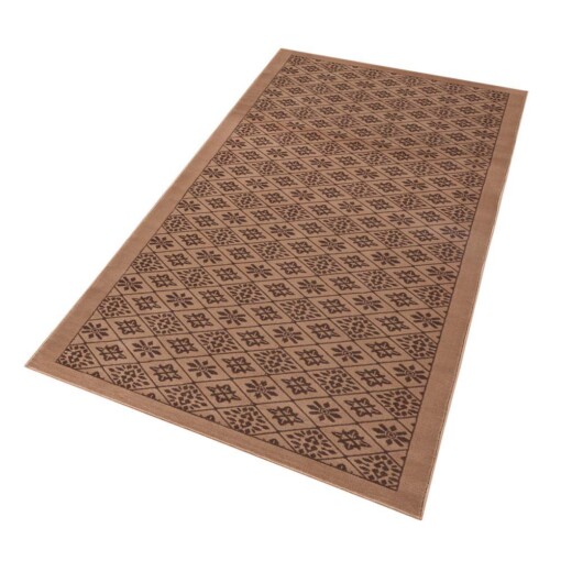 Moderne loper Tile - bruin - overzicht schuin