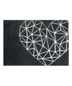 Deurmat Geometric Heart 102866 - overzicht boven, thumbnail