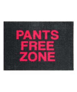 Deurmat "Pants Free Zone" Wasbaar 30 °C 102870 - overzicht boven, thumbnail