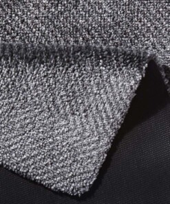 Modern effen deurmat Clean & Go - grijs