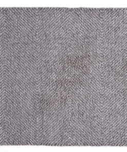 Modern effen deurmat Clean & Go - grijs