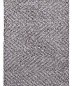 Modern effen deurmat Clean & Go - grijs