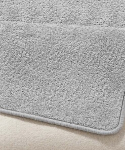 Modern effen vloerkleed Fancy - lichtgrijs - close up, thumbnail Modern effen vloerkleed Fancy - lichtgrijs - close up, thumbnail