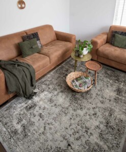 Vintage vloerkleed Feather - Joy de Vivre - grijs - sfeer, thumbnail