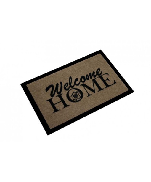 Deurmat Welcome home Wasbaar 30°C - overzicht schuin