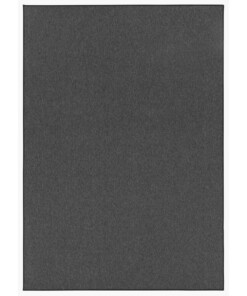 Effen vloerkleed Casual - antraciet - overzicht boven, thumbnail