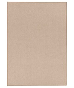 Effen vloerkleed Casual - beige - overzicht boven, thumbnail