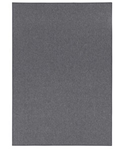 Effen vloerkleed Casual - donkergrijs - overzicht boven, thumbnail