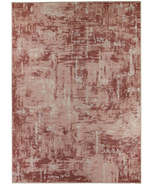 Vintage Vloerkleed Flow - Pink Sun - overzicht boven