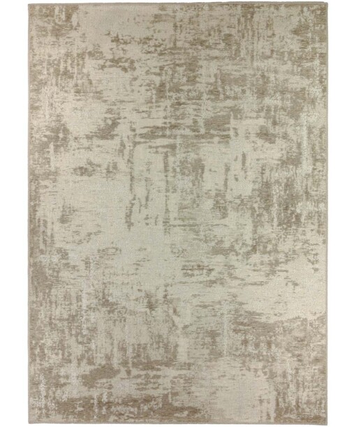 Vintage Vloerkleed Flow - Beige Sahara - overzicht boven